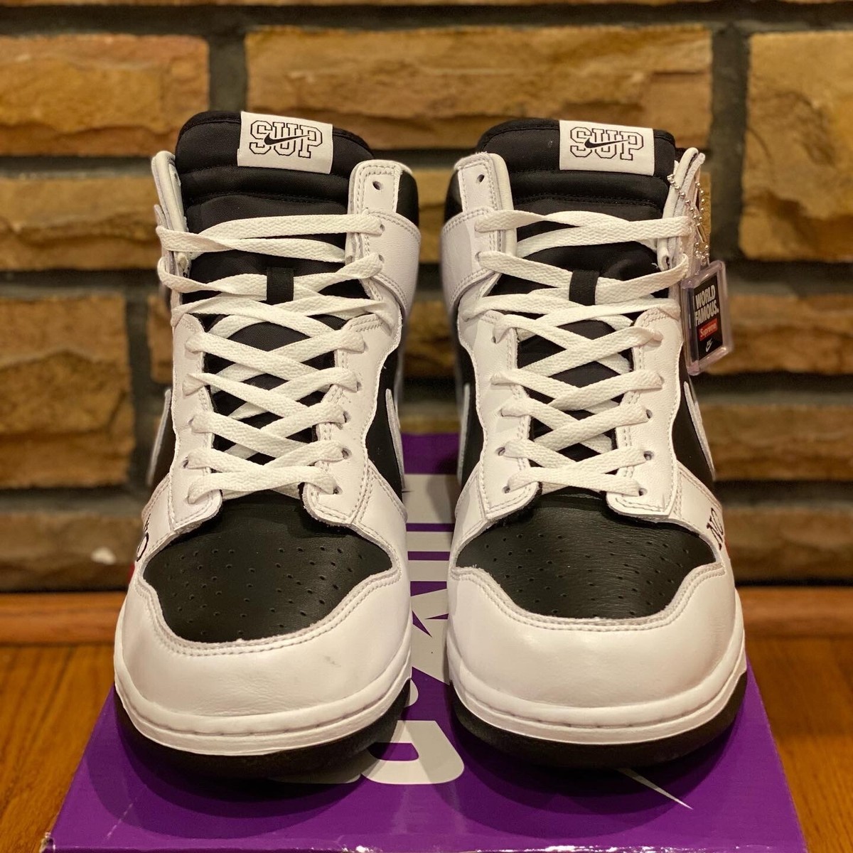 Nike SB Dunk High x Supreme By Any Means Black Size 12 Mens Nike SB Dunk High x Supreme By Any Means Black Size 12 Mens