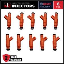 Reman OEM Bosch 0280155917 Fuel Injectors Set (10) for 2000-2005 Ford 6.8L V10
