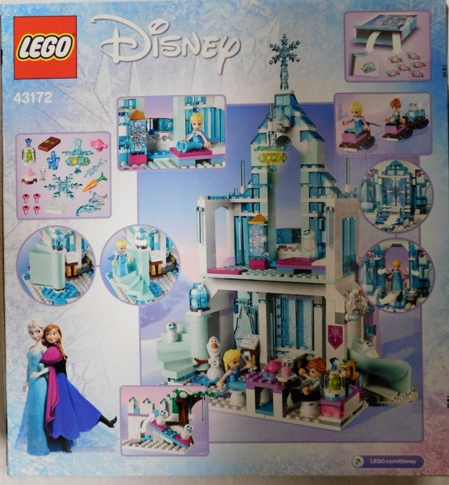 LEGO 43172 Disney Frozen Elsa's Magical Ice Palace 701 Pieces New