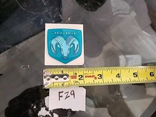 Nos Small Vintage Dodge Ram Head Green Hood Emblem Badge Oem Mopar