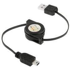 RETRACTABLE MINI USB CABLE DATA CORD CHARGER POWER WIRE for MOTOROLA CELL PHONES
