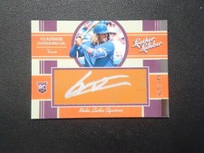 Vladimir Guerrero Jr. 2019 PANINI LEATHER & LUMBER RC SIG 25/149 Card #137