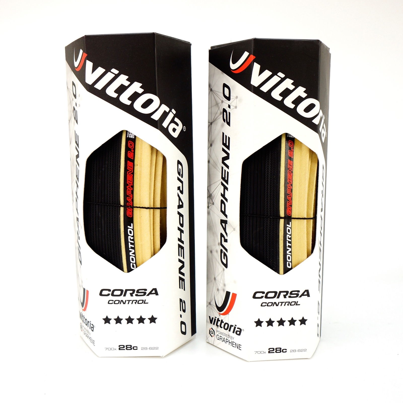 1 or 2 Vittoria Corsa Control G2.0 700x28C Clincher Road Bike Tire Para Skinwall