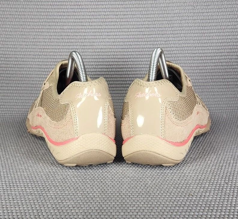 Skechers Breathe Easy Mujer Talla 11 Crema Calce Relajado Sin Cordones Tenis Zapatos Foto 4 de 4