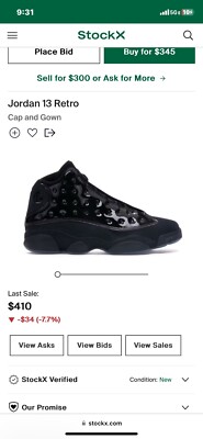 cap and gown 13 stockx