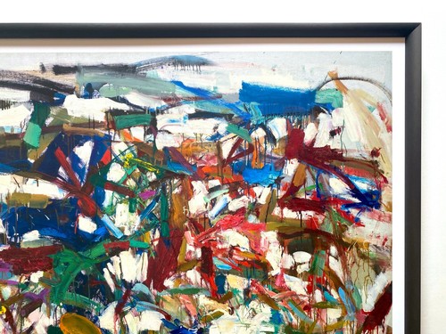 JOAN MITCHELL ESTATE RARE LITHOGRAPH PRINT FRAMED MODERNIST POSTER LADYBUG 1957 - Picture 8 of 12