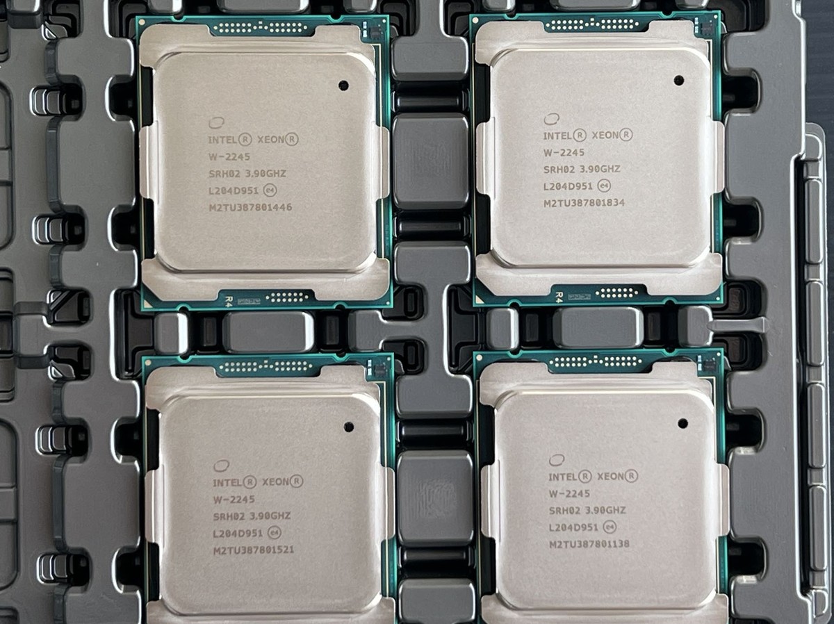 Intel Xeon W-2245 3.90Ghz 8c/16t LGA2066 CPU support supermicro
