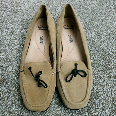 Clarks Collection Soft Cushion Drivers CLARKS COLLECTION SOFT CUSHION WOMENS BROWN LEATHER COMFORT  main image 3
