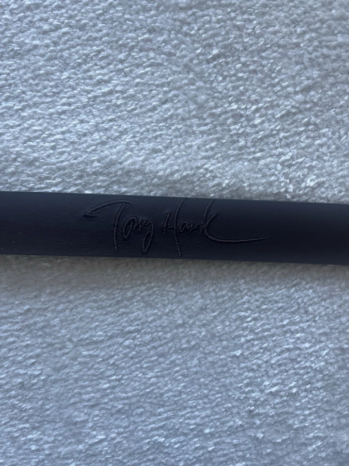 Cinturón reversible Tony Hawk de cuero juvenil - negro y marrón oscuro - talla S (22-24) Foto 4 de 4