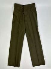 VTG Military Men's Pants Trousers Tropical Green Wool/Poly Blend Small 29R