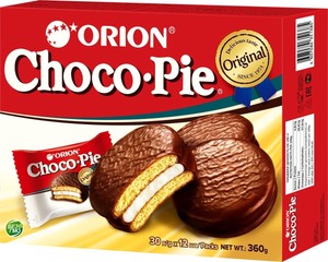 Печенье orion choco-pie в шоколадной глазури 360г тв/уп (4607084351385)