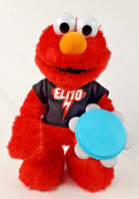 Sesame Street Hasbro Let's Rock Singing Dancing Talking Elmo 14" 2010 EUC