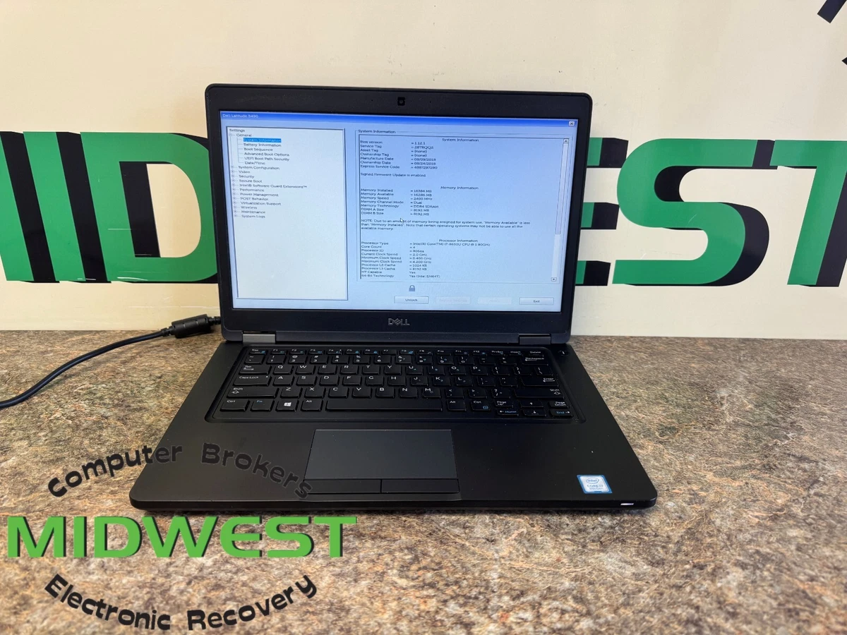 Dell Intel Core i7 8th Gen. HDD + SSD PC Laptops & Netbooks for