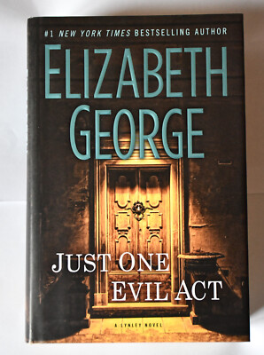 Elisabeth George Just one evil act english gebunden Inspector Linley Novel Crime