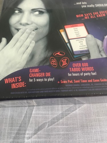 Taboo The Game of Unspeakable Fun! Board Game NEW Sealed Hasbro Gaming - Picture 8 of 8
