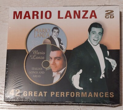 CD Mario Lanza 42 Great Performances 2 CDs OVP