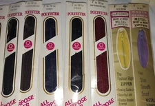 Vintage Zippers 25 Coats & Clark and 2 Talon 7"-16" Assorted Colors NOS Sewing