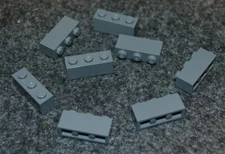 (8) 1x3 Dark Gray Standard Bricks ~  Lego ~ NEW ~ Castle