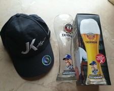 Jürgen Klopp Erdinger Weißbier Limitiertes Fan Glas & Base Cap Mütze Neu