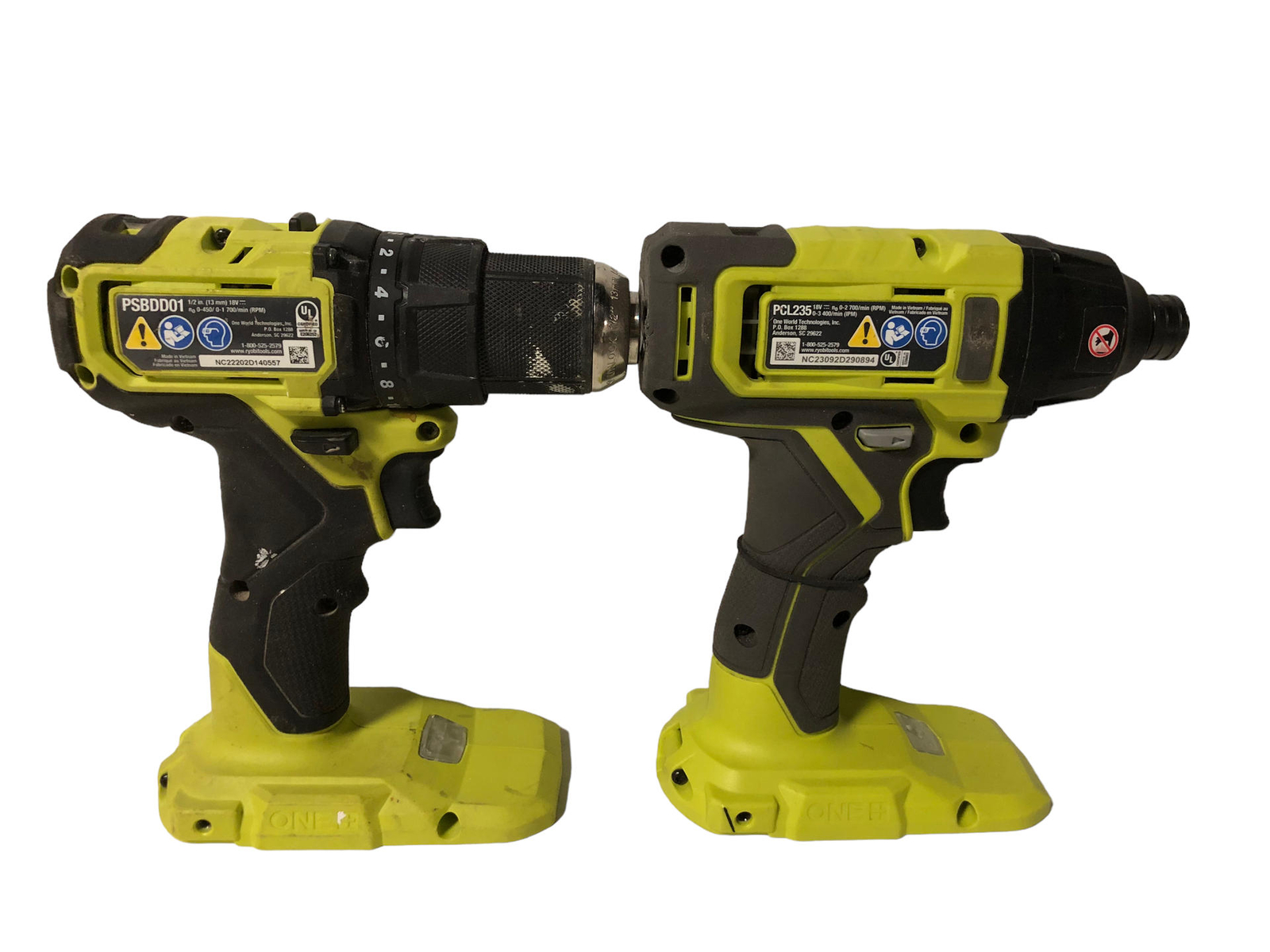 Lot of 5 ASIS Ryobi 18V Power Tools (Defective) eBay