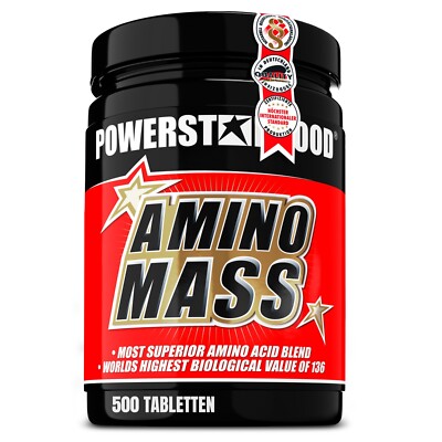 AMINO MASS | Aminosäuren-Komplex | Direkt vom Hersteller | 500 Tabletten