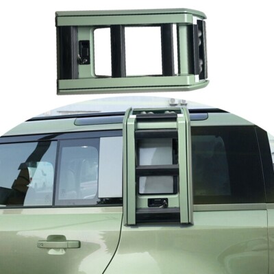 75th Foldable Liftable Ladder Protective Frame Fit for Defender 90 110 2020-2024