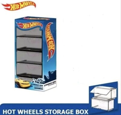 Orginal Hot Wheels Storage Acryl Box 5St. Display Box  1/64  RLC Exklusiv! 