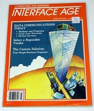 Interface Age Magazine March 1983, Apple //e  Vintage Computing/Computers