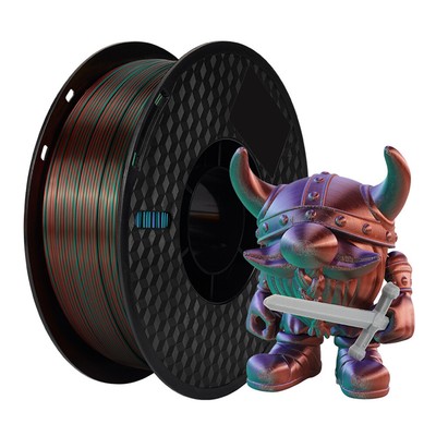 KINGROON 3D Printer PLA Filament 1KG 1.75mm Triple Color  PLA Filament J8L0