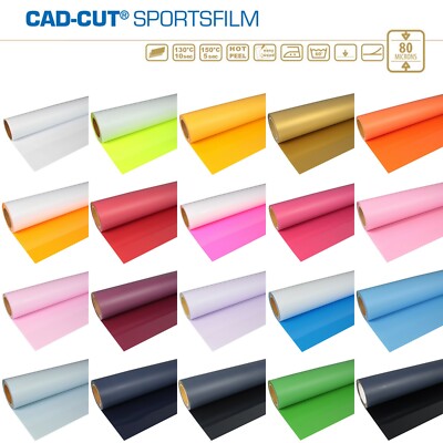 33 /m² Stahls CAD-CUT Sports Film FlexFolie 20cm x 30cm Folie PlotterFolie SA150