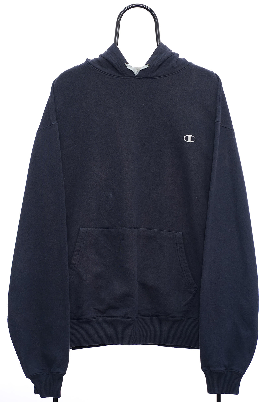 Champion Sudadera con Capucha Ropa Deportiva Jersey Logotipo Bordado Marino - XL