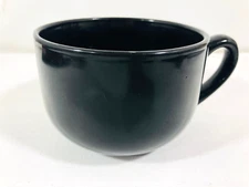 Black Soup Bowl with Handle Large 20 oz Coffee Latte Hot Chodolate Mug or Cup