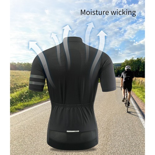 WOSAWE Radsport Trikot Team Fahrrad Trikot Radfahren Kleidung Rennrad Gel kurzes - Bild 16 von 23