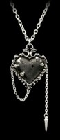 Alchemy Hexen Herz Halskette - Witches Heart - Fantasy Gothic Herz Halsschmuck