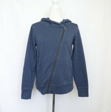 Lucy Activewear Blue Full Zip Hooded Jacket Size Small