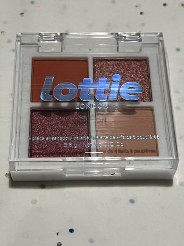 LOTTIE LONDON Eyeshadow Quad The Rusts 3.6 g 0.12oz NEW & Sealed Shimmer & Matte - Picture 3 of 7
