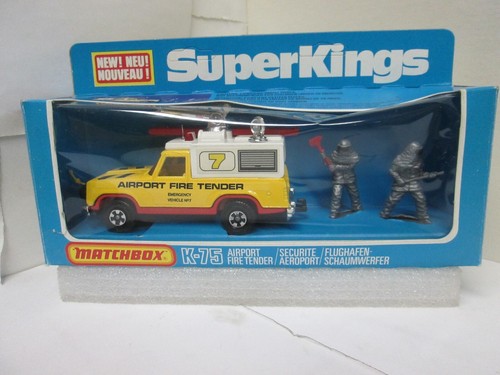 MATCHBOX Superking K-75 Plymouth Trail Duster Airport Fire Vehicle