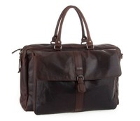 Spikes & Sparrow Bronco Business Travelbag UmhäNgetasche Tasche Dark Brown Braun