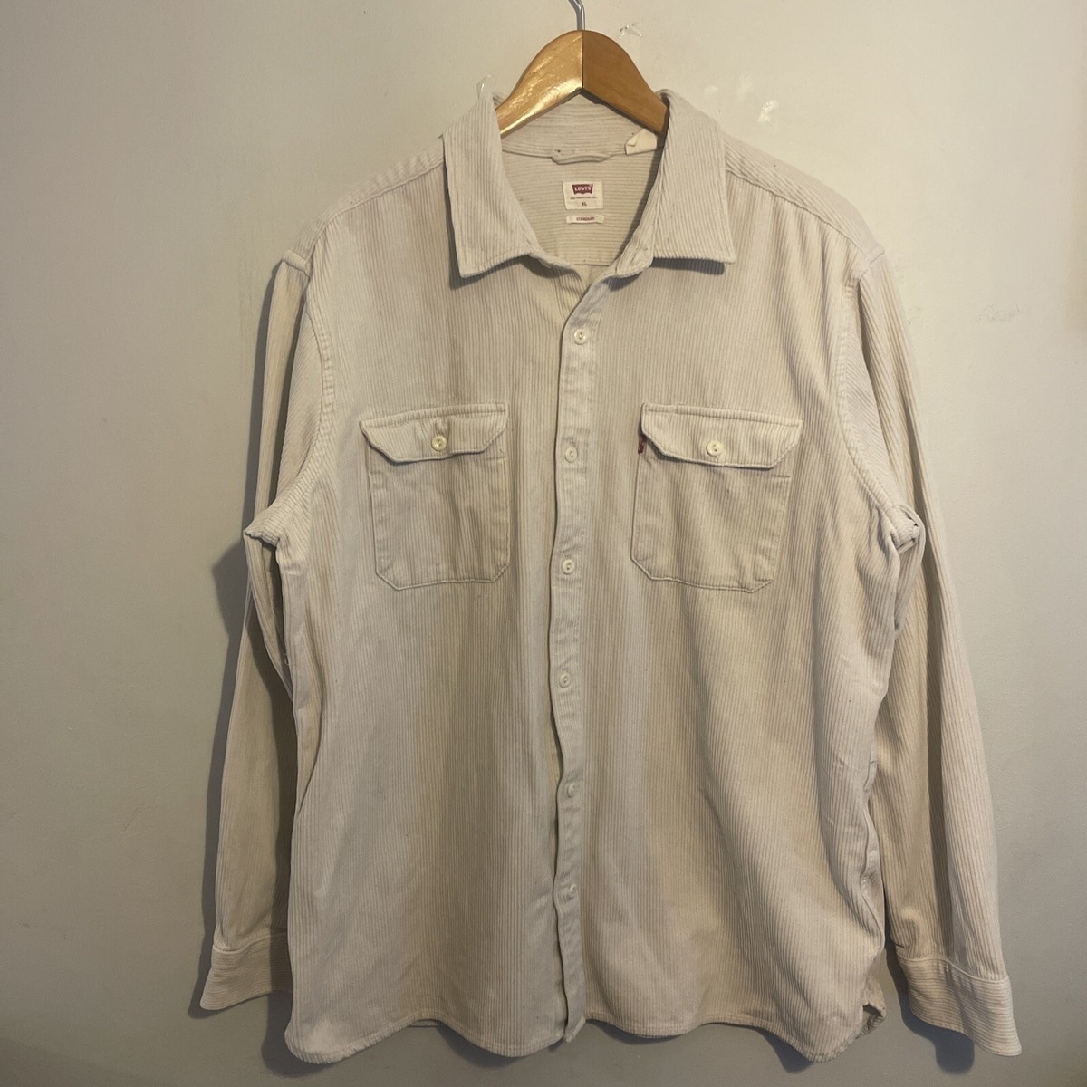 Levi’s Jackson Work Shirt Almond Milk XL Chore Levis
