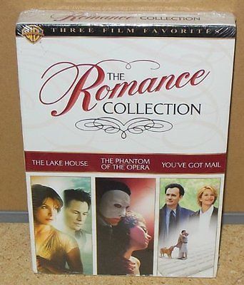 THE ROMANCE COLLECTION~ LAKE HOUSE/PHANTOM OF THE OPERA/YOU'VE GOT MAIL~NEW DVDs