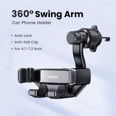 UGREEN Car Phone Holder Gravity Car Phone Stand for Iphone 15 14 13 Pro Max Xiao