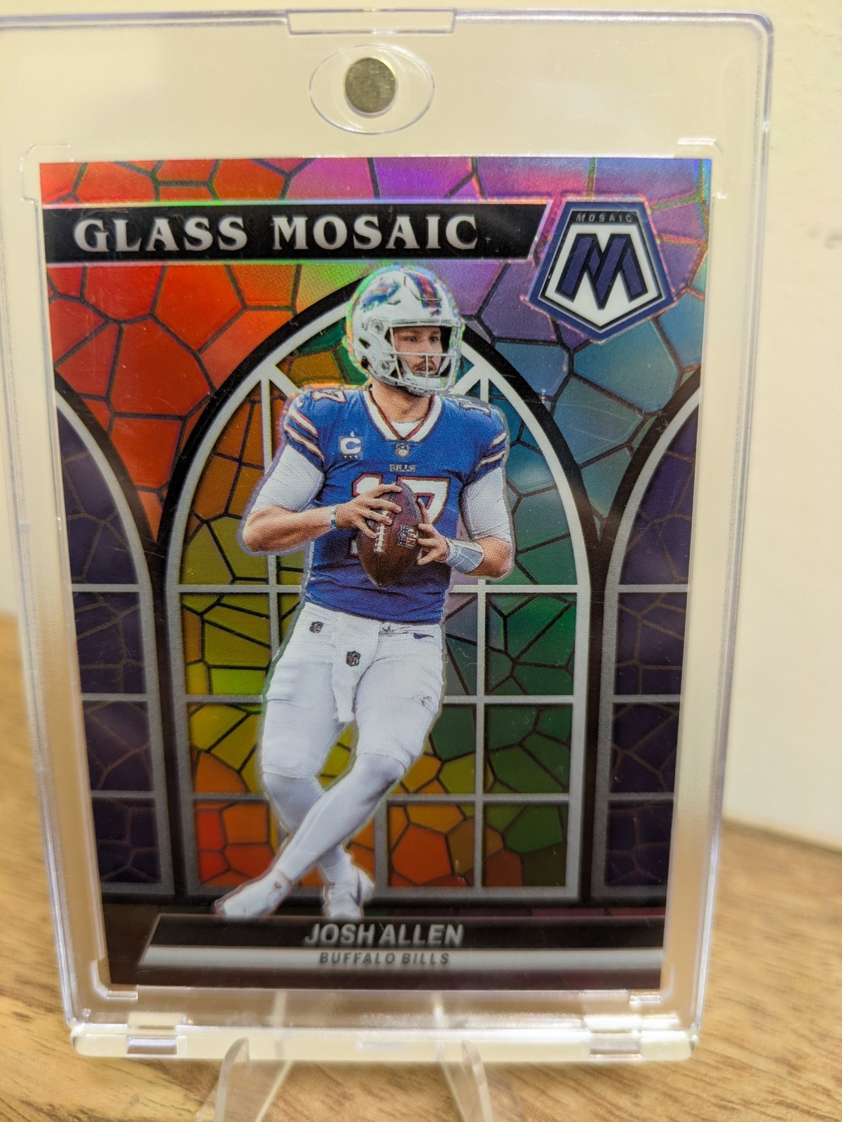 2022 Panini Mosaic Josh Allen Stained Glass Mosaic #GM-1 Bills QB