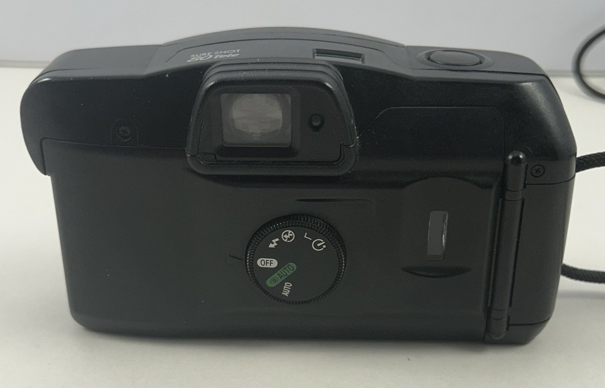 Canon Sure Shot 80 Tele 35mm Point and Shoot Film Camera WORKING