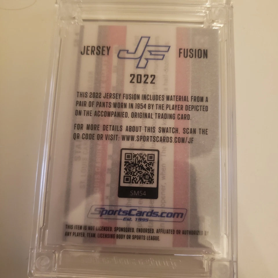 2022	Jersey Fusion	Stan Musial	St Louis Cardinals	Career Day	Pants	Swatch	07/10 - Image 3 of 3