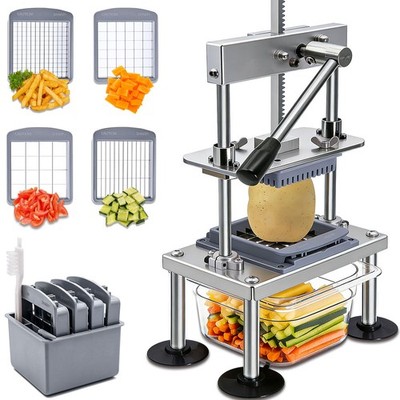 French Fry Cutter Goldtree Commercial Vegetable Chopper Professional Stainless