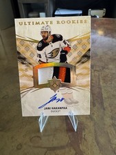 2020-21 Ultimate Collection Ultimate Rookies Jani Hakanpaa Autograph Patch /99