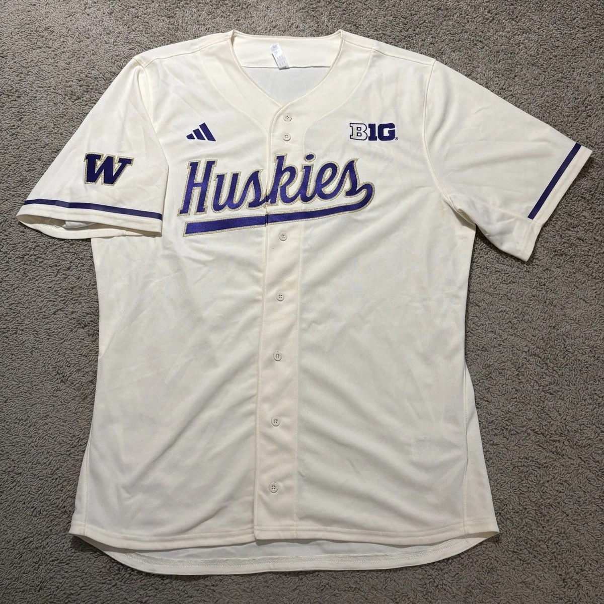 ワシントンハスキーズ　アディダス　ベースボールレプリカジャージ　us:L Baseball Washington Huskies NCAA Jerseys for sale | eBay
