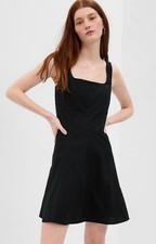 gap square neck mini dress sleeveless NWT 100% Cotton