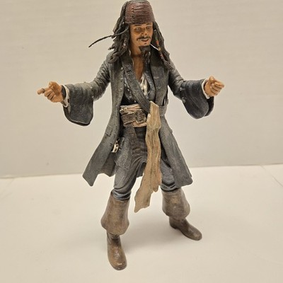 NECA 2004 Pirates of Caribbean Captain Jack Sparrow Johnny Depp 7'' Figure