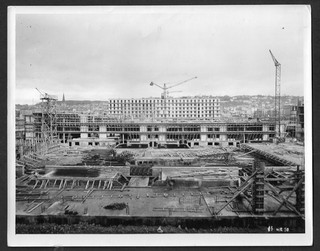 LE HAVRE Photo Originale reconstruction "Perret" ilot V2 Boulevard Foch 1950